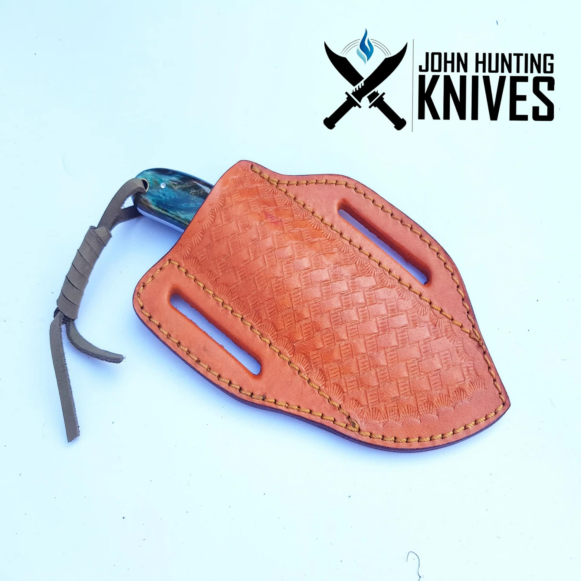 WESTERN COWBOY KNIFE WITH SHEATH HANDMADE DAMASCUS STEEL BLADE WITH